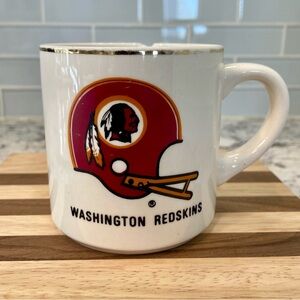 Vintage Washington Redskins White Mug